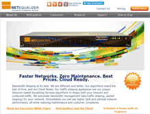 Tablet Screenshot of netequalizer.com